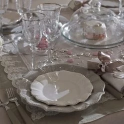 Maisons Du Monde Vaisselle De Noël Assiette à Dessert En Faïence Blanche - Lot De 6 -Assiettes Soldes Magasin assiette a dessert en faience blanche 1000 14 35 132342 3