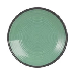 Maisons Du Monde Assiettes à Dessert Assiette à Dessert En Faïence Jaune - Lot De 2 -Assiettes Soldes Magasin assiette a dessert en faience verte valence 1000 2 21 180831 1