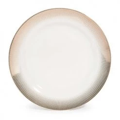 Maisons Du Monde Vaisselle De Noël Assiette à Dessert En Porcelaine D 19 Cm - Lot De 6