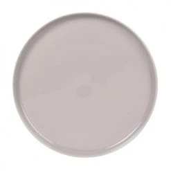 Maisons Du Monde Assiettes à Dessert Assiette à Dessert En Porcelaine Taupe Et Dorée - Lot De 6