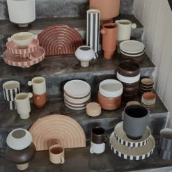 OYOY Living Design Assiettes Plates Assiette à Dîner Marron 100% Porcelaine Ø26cm 8 OYOY Living Design Assiettes Plates Assiette à Dîner Marron 100% Porcelaine Ø26cm -Assiettes Soldes Magasin assiette a diner marron 100 porcelaine oe26cm 2