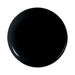 Luminarc Assiettes Plates Assiette à Pizza Noire D32cm