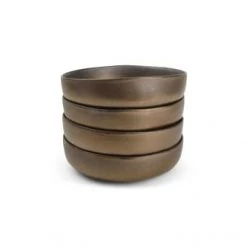 Salt&Pepper Assiettes Creuses Assiette Creuse 21,5xH5,5cm Or Graphite - Lot De 4 -Assiettes Soldes Magasin assiette creuse 21 5xh5 5cm or graphite lot de 4 5