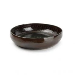 Salt&Pepper Assiettes Creuses Assiette Creuse 22xH5,5cm Brun - Lot De 4 -Assiettes Soldes Magasin assiette creuse 22xh5 5cm brun lot de 4 3