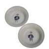 Wadiga Assiettes Creuses Assiette Creuse En Céramique D17,6cm - Lot De 2