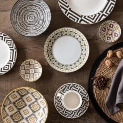 Maisons Du Monde Assiettes Creuses Assiette Creuse En Grès Blanc à Rayures - Lot De 6 11 Maisons Du Monde Assiettes Creuses Assiette Creuse En Grès Blanc à Rayures - Lot De 6 -Assiettes Soldes Magasin assiette creuse en gres blanc a rayures 1000 5 3 173269 3