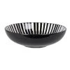 Maisons Du Monde Assiettes Creuses Assiette Creuse En Grès Noir Et Blanc - Lot De 6