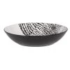 Maisons Du Monde Assiettes Creuses Assiette Creuse En Porcelaine Blanche Et Noire à Motifs - Lot De 6