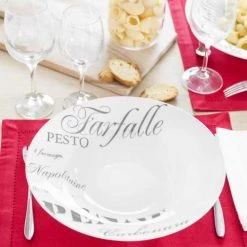 Maisons Du Monde Assiettes Creuses Assiette Creuse En Porcelaine Blanche Imprimé Gris - Lot De 6 -Assiettes Soldes Magasin assiette creuse en porcelaine blanche imprime gris 1000 14 35 43012479 3