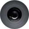 Stalgast Assiettes Creuses Assiette Creuse Porcelaine Noire Bord Strié Ø 30cm