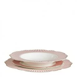 Mathilde M Assiettes Creuses Assiette Creuse Rose D23cm -Assiettes Soldes Magasin assiette creuse rose d23cm 4