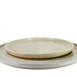 Sibo Homeconcept Assiettes à Dessert Assiette Dessert En Grès Artisanal Beige 22 Cm - Lot De 6 -Assiettes Soldes Magasin assiette dessert en gres artisanal beige 22 cm lot de 6 1