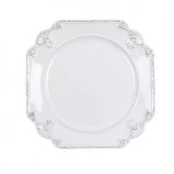 Blanc Mariclo Assiettes à Dessert Assiette En Céramique Blanche 22 Cm