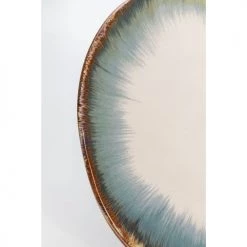 Kare Design Assiettes Plates Assiette En Céramique Blanche Et Bleue D26 - Lot De 4 -Assiettes Soldes Magasin assiette en ceramique blanche et bleue d26 lot de 4 4