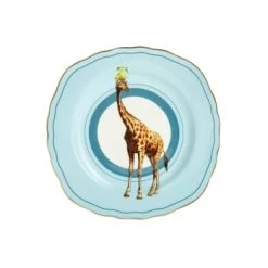 Yvonne Ellen Assiettes à Dessert Assiette En Porcelaine Caméléon D16cm -Assiettes Soldes Magasin assiette en porcelaine girafe d16cm