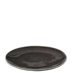 Broste Copenhagen Assiettes Plates Assiette Nordic Coal Ø26cm -Assiettes Soldes Magasin assiette nordic coal oe26cm 1