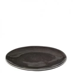 Broste Copenhagen Assiettes Plates Assiette Nordic Coal Ø26cm