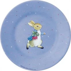 Petit Jour Paris Assiettes Creuses Assiette Pierre Lapin Bleue Claire (20 Cm)