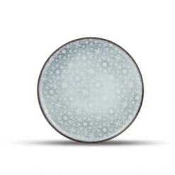 Salt&Pepper Assiettes à Dessert Assiette Plate 20cm Bleu Clair - Lot De 4