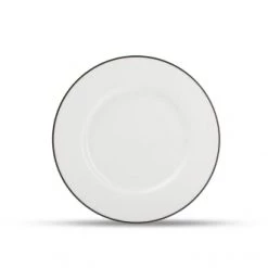 Salt&Pepper Assiettes à Dessert Assiette Plate 21,5cm Blanc - Lot De 4