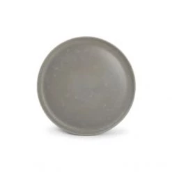 ONA Assiettes à Dessert Assiette Plate 22cm Gris - Lot De 4