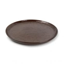Salt&Pepper Assiettes Plates Assiette Plate 27cm Brun - Lot De 4 -Assiettes Soldes Magasin assiette plate 27cm brun lot de 4 2