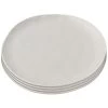 Kare Design Assiettes Plates Assiette Plate En Céramique Grise D20 - Lot De 4