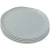 Kare Design Assiettes Plates Assiette Plate En Céramique Sauge D20 - Lot De 4