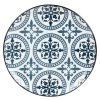 Maisons Du Monde Assiettes Plates Assiette Plate En Faïence Bleue Et Blanche Motifs Graphiques - Lot De 6