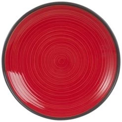 Maisons Du Monde Assiettes Plates Assiette Plate En Faïence Verte - Lot De 2 -Assiettes Soldes Magasin assiette plate en faience rouge valence 1000 1 20 180830 1