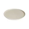 Sibo Homeconcept Assiettes Plates Assiette Plate En Grès De Table Beige 28 Cm - Lot De 6
