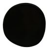 Sibo Homeconcept Assiettes Plates Assiette Plate En Grès De Table Noir 27 Cm - Lot De 6