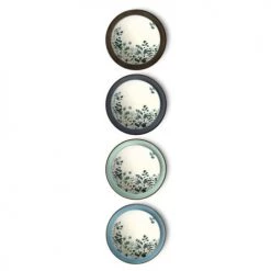 Medard De Noblat Assiettes Plates Assiette Plate En Grès Vert/Bleu -Assiettes Soldes Magasin assiette plate en gres vert bleu 3