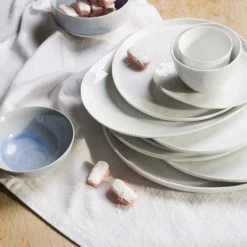 Pomax Assiettes Plates Assiette Plate En Porcelaine Blanc -Assiettes Soldes Magasin assiette plate en porcelaine blanc 2