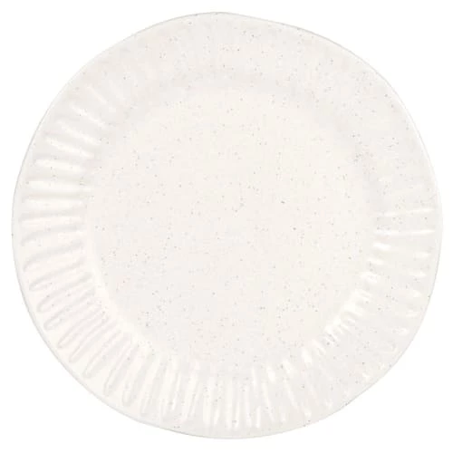 Maisons Du Monde Assiettes Plates Assiette Plate En Porcelaine Grise - Lot De 6 1 Maisons Du Monde Assiettes Plates Assiette Plate En Porcelaine Grise - Lot De 6