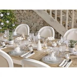 Maisons Du Monde Assiettes Plates Assiette Plate En Verre D 25 Cm - Lot De 6 -Assiettes Soldes Magasin assiette plate en verre d 25 cm 1000 16 15 43010696 8