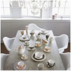 Mathilde M Assiettes Plates Assiette Plate Gris Foncé D27,5cm -Assiettes Soldes Magasin assiette plate gris fonce d27 5cm 2