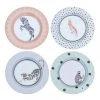Yvonne Ellen Assiettes Plates Assiettes En Mélamine D21cm - Lot De 4
