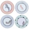 Yvonne Ellen Assiettes Plates Assiettes En Mélamine D26cm - Lot De 4