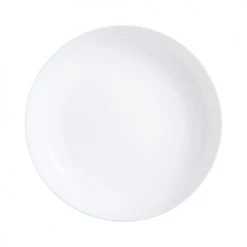 Luminarc Assiettes Creuses Grande Assiette Blanche Couscous D25cm