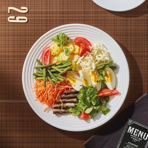 Luminarc Assiettes Plates Grande Assiette Plate Blanche D27cm 2 Luminarc Assiettes Plates Grande Assiette Plate Blanche D27cm – Image 2