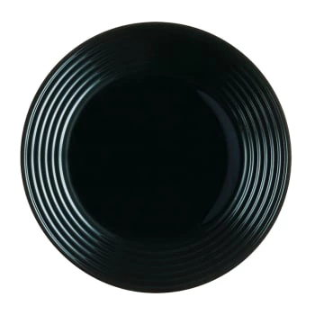 Luminarc Assiettes Plates Grande Assiette Plate Noire D27cm 4 Luminarc Assiettes Plates Grande Assiette Plate Noire D27cm – Image 4