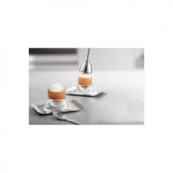 GEFU Assiettes De Présentation Lot De 2 Coquetiers En Acier Inoxydable Argent -Assiettes Soldes Magasin lot de 2 coquetiers en acier inoxydable argent 2