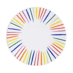 Little Marcel Assiettes à Dessert Lot De 6 - Assiette à Dessert 20.5 Cm Multicolore En Grès