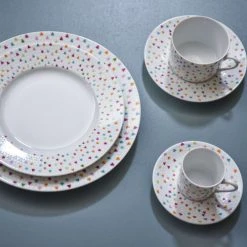 Table Passion Assiettes à Dessert Lot De 6 - Assiette à Dessert 22 Cm En Porcelaine Blanc -Assiettes Soldes Magasin lot de 6 assiette a dessert 22 cm en porcelaine blanc 1