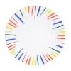Little Marcel Assiettes Plates Lot De 6 - Assiette Plate 27,5 Cm En Grès Multicolore