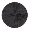 Table Passion Assiettes Plates Lot De 6 - Assiette Plate 27 Cm En Grès Noir