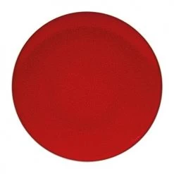 Table Passion Assiettes Plates Lot De 6 - Assiette Plate 27 Cm En Grès Rouge