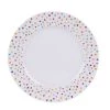 Table Passion Assiettes Plates Lot De 6 - Assiette Plate 27 Cm En Porcelaine Blanc