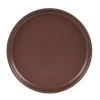 Table Passion Assiettes Plates Lot De 6 - Assiette Plate Chocolat 26 Cm En Grès Marron